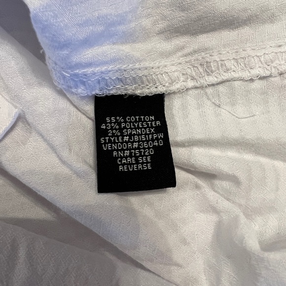 NEW L Buckle J.B. Holt Men's White Long Sleeve Shirt Athletic Fit Large Lightwei - Picture 5 of 10